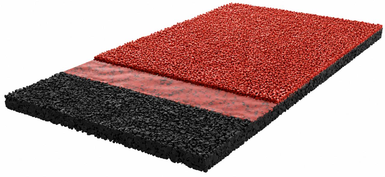 Outdoor sports court surface
